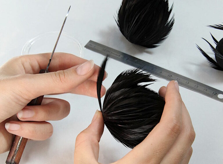 Plumasserie - Sphère en plumes Invenio Flory